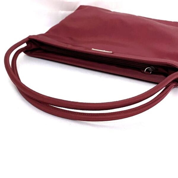 ec 19408 8 Prada Handbag Nylon Bordeaux