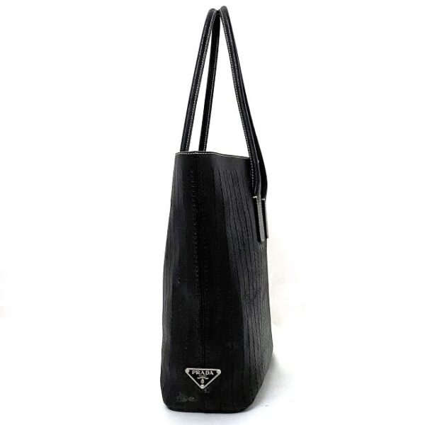 ec 19480 2 Prada Tote Bag Leather Black