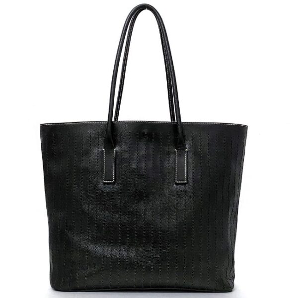 ec 19480 3 Prada Tote Bag Leather Black