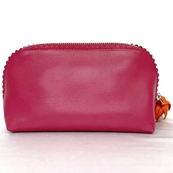 ec 19809 3 Loewe Pouch Nappa Leather Pink