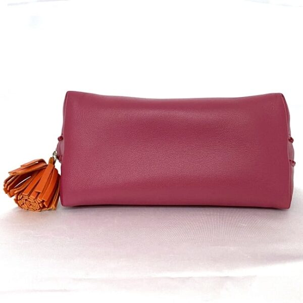 ec 19809 5 Loewe Pouch Nappa Leather Pink