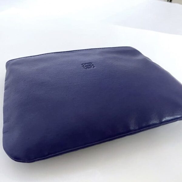 ec 19849 3 Loewe Pouch Leather Navy