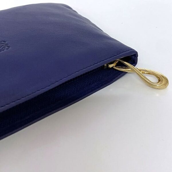 ec 19849 7 Loewe Pouch Leather Navy