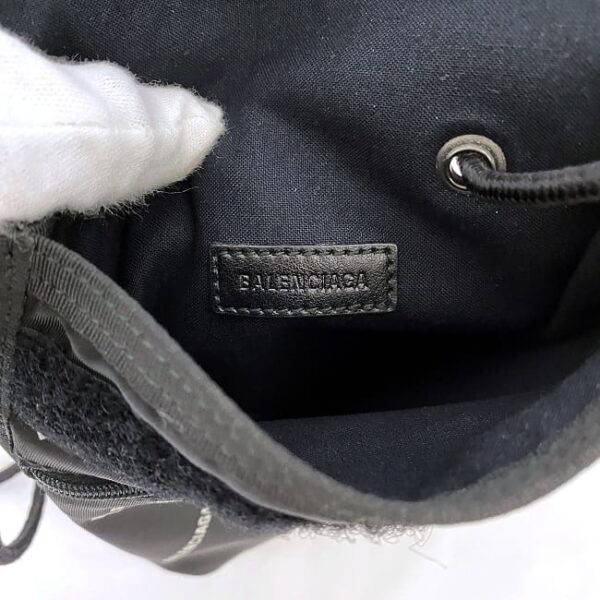 ec 19959 9 Balenciaga Explorer Pouch Nylon Black