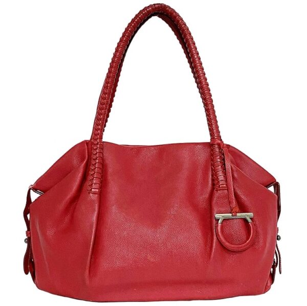 ec 20160 1 Salvatore Ferragamo Tote Bag Leather Red