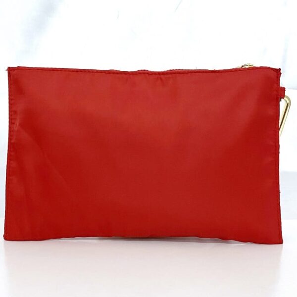 ec 20623 2 Burberry Pouch Nylon Rubber Red