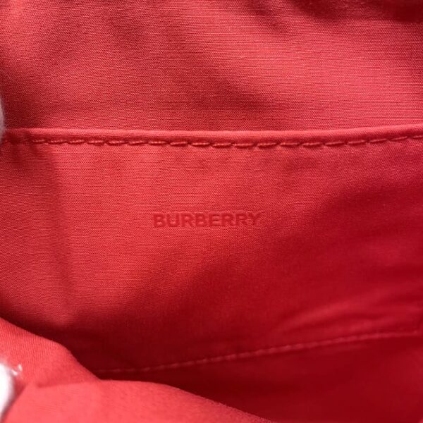 ec 20623 8 Burberry Pouch Nylon Rubber Red