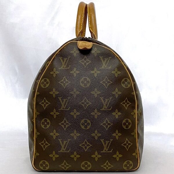 ec 21039 2 Louis Vuitton Keepall 45 Bag Monogram Canvas Brown