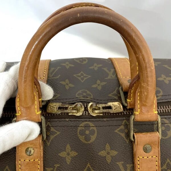 ec 21039 8 Louis Vuitton Keepall 45 Bag Monogram Canvas Brown