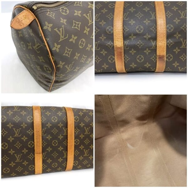 ec 21039 9 Louis Vuitton Keepall 45 Bag Monogram Canvas Brown