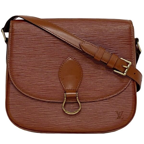 ec 21117 1 Louis Vuitton Saint Cloud Crossbody Bag Epi Leather Brown