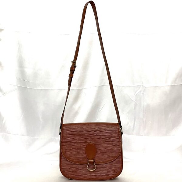 ec 21117 2 Louis Vuitton Saint Cloud Crossbody Bag Epi Leather Brown