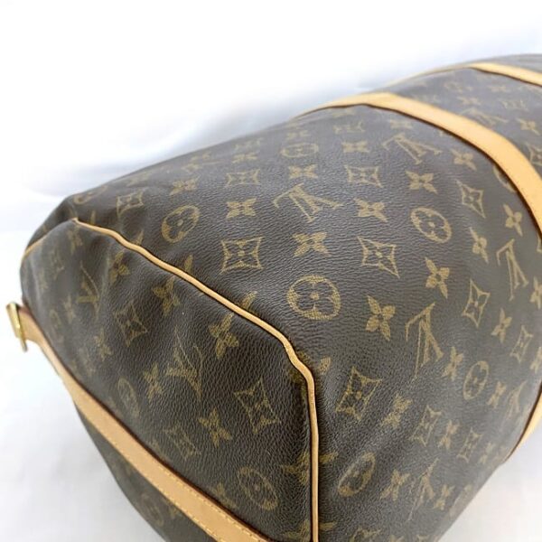 ec 21138 5 Louis Vuitton Keepall 50 Bandouliere Bag Monogram Canvas Brown