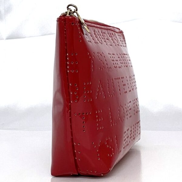 ec 21173 2 Yves Saint Laurent Pouch Patent Leather Red