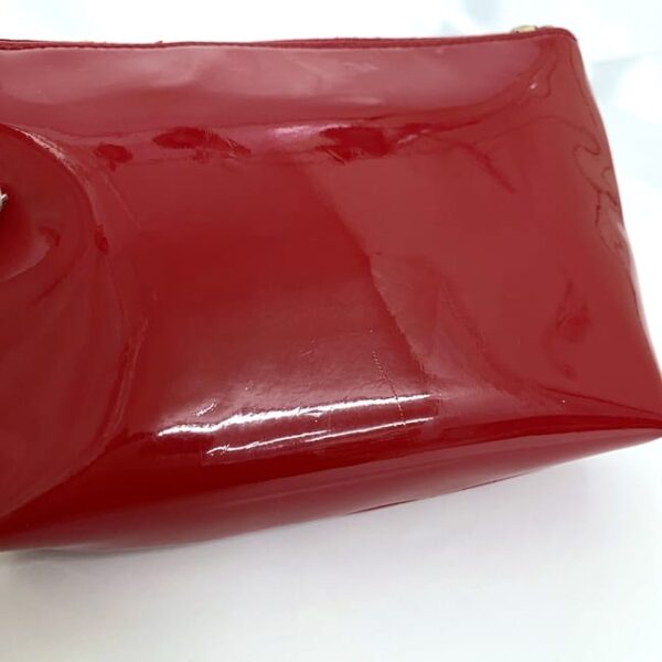 ec 21173 7 Yves Saint Laurent Pouch Patent Leather Red