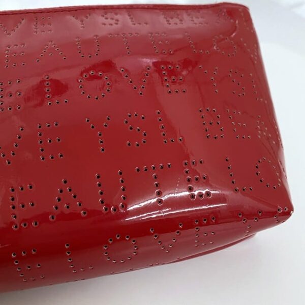 ec 21173 8 Yves Saint Laurent Pouch Patent Leather Red