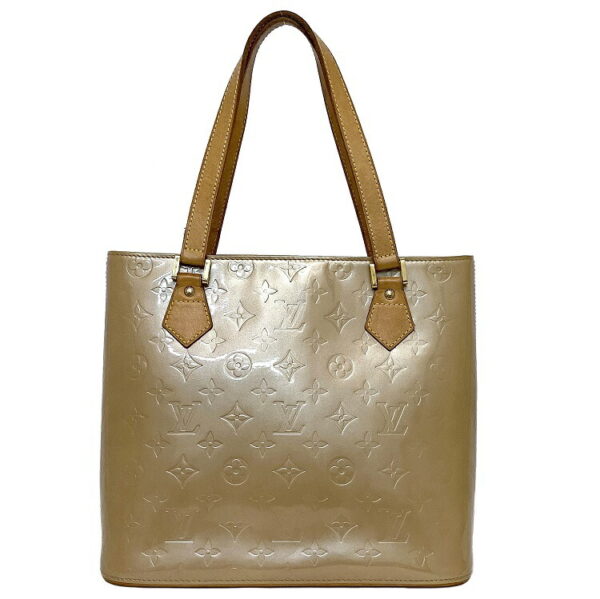 ec13549 1 Louis Vuitton Houston Tote Bag Patent Leather Beige