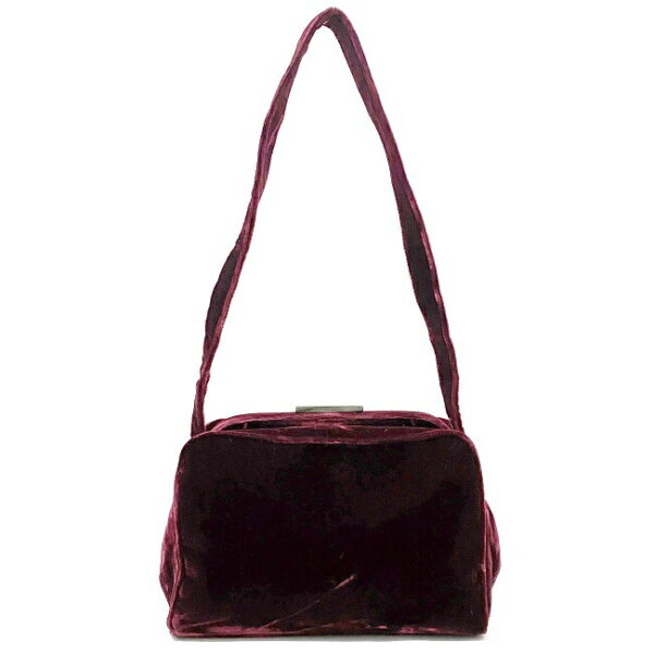 ec13860 3 Prada Shoulder Bag Velvet Bordeaux