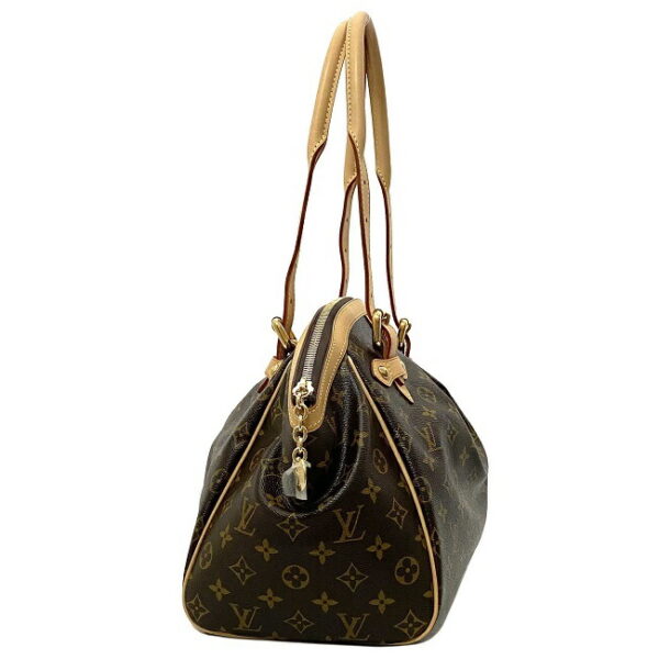 ec14889 2 Louis Vuitton Tivoli Handbag Canvas Leather Brown