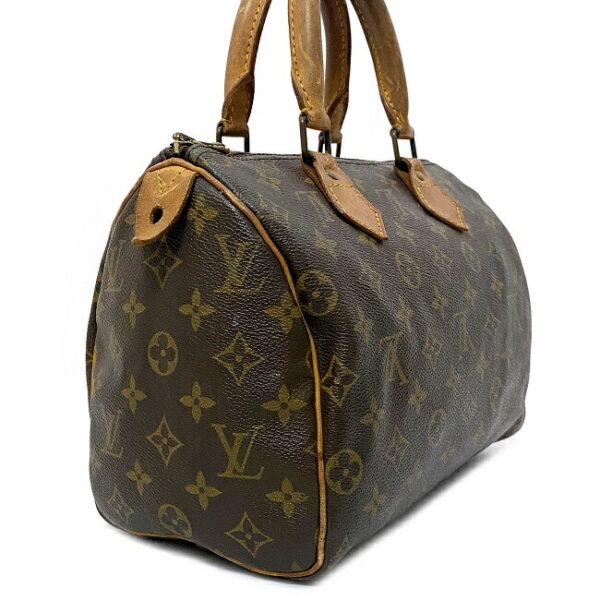 ec15043 4 Louis Vuitton Speedy Mini Bag Canvas Leather Brown