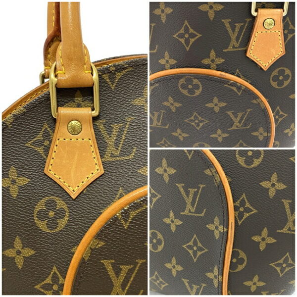 ec15221 9 Louis Vuitton Ellipse Tote Bag Canvas Leather Brown