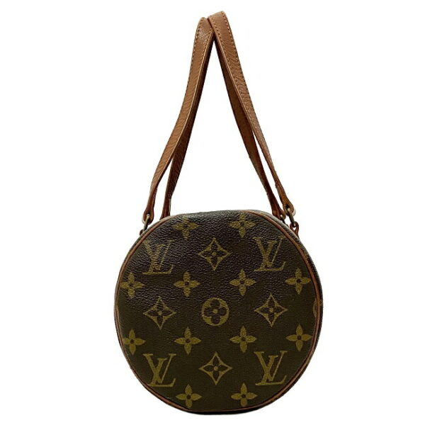 ec15238 2 Louis Vuitton Papillon Mini Bag Canvas Leather Brown