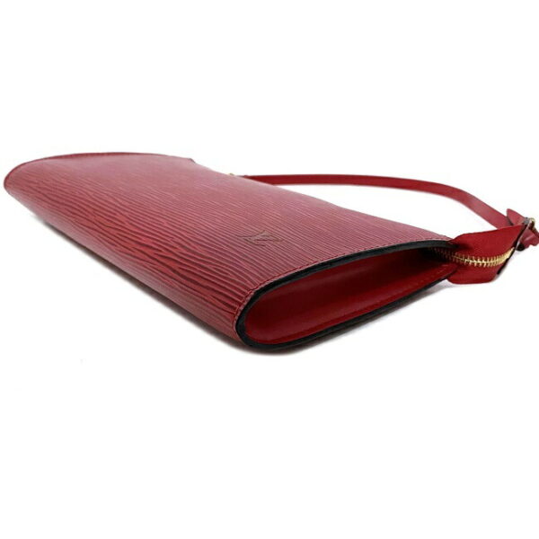 ec15316 6 Louis Vuitton Pochette Accessory Pouch Leather Red