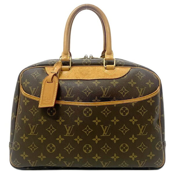 ec15454 1 Louis Vuitton Deauville Bag Canvas Leather Brown