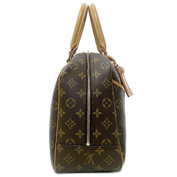 ec15454 2 Louis Vuitton Deauville Bag Canvas Leather Brown