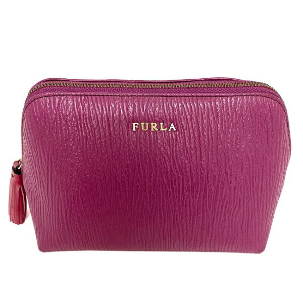 ec15551 4 Furla Pouch Leather Pink