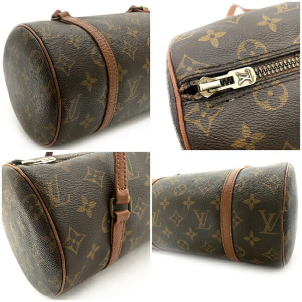 ec15721 9 Louis Vuitton Papillon Mini Bag Canvas Leather Brown