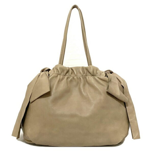 ec15739 2 Prada 2way Bag Nappa Leather Beige