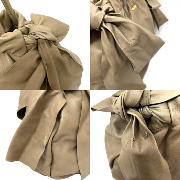 ec15739 8 Prada 2way Bag Nappa Leather Beige