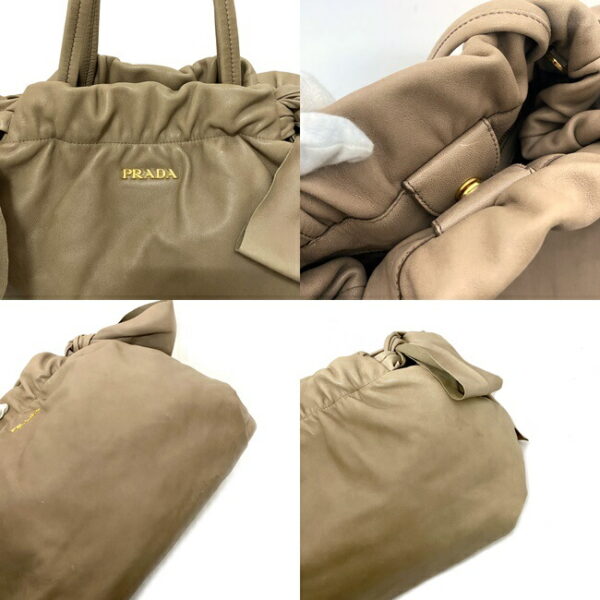 ec15739 9 Prada 2way Bag Nappa Leather Beige