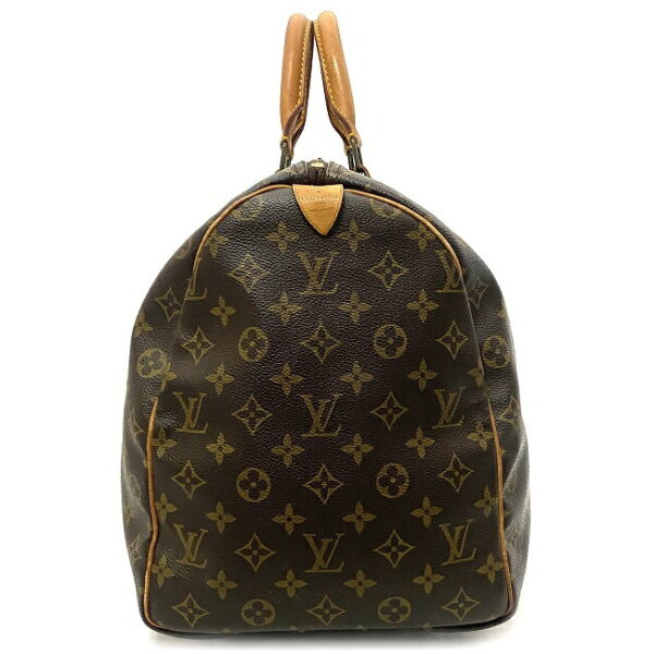 ec15770 2 Louis Vuitton Keepall Bag Canvas Leather Brown