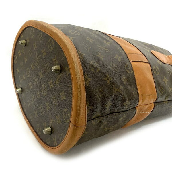 ec15841 5 Louis Vuitton Bucket Bag Canvas Leather Brown