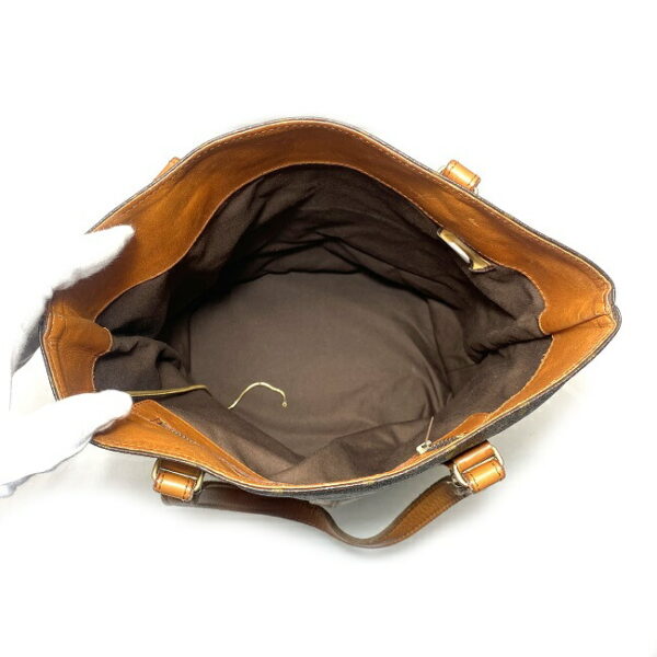 ec15841 6 Louis Vuitton Bucket Bag Canvas Leather Brown