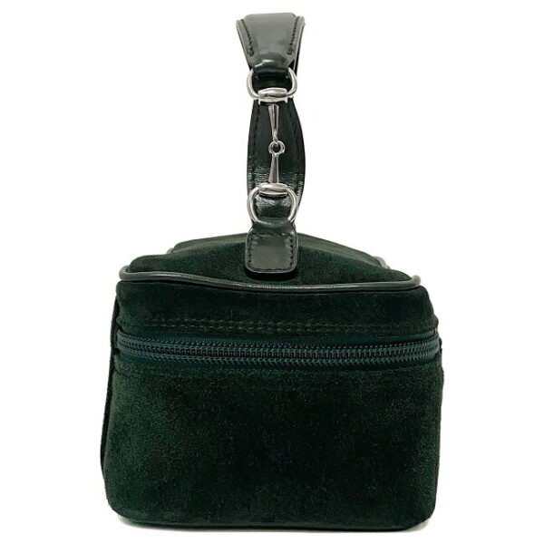 ec15905 2 Gucci Vanity Bag Suede Leather Green