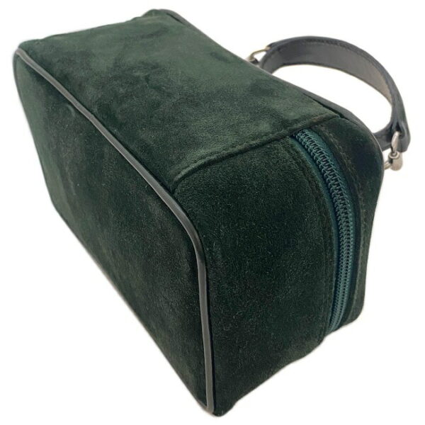 ec15905 6 Gucci Vanity Bag Suede Leather Green