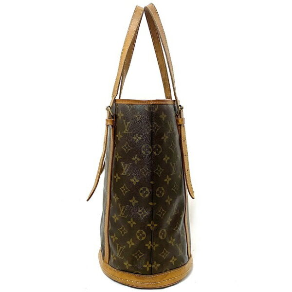 ec16060 2 Louis Vuitton Bucket Bag Monogram Canvas Brown Beige