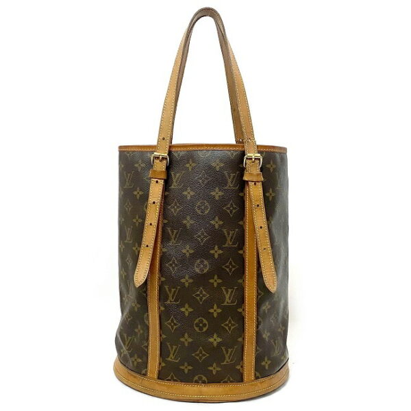 ec16060 3 Louis Vuitton Bucket Bag Monogram Canvas Brown Beige