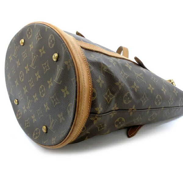 ec16060 5 Louis Vuitton Bucket Bag Monogram Canvas Brown Beige