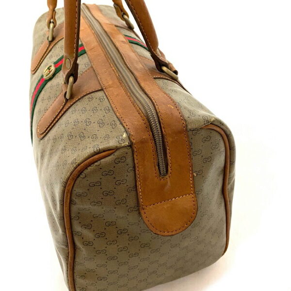 ec16121 4 Gucci Sherry Bag Leather Beige Gray