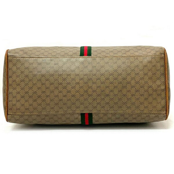 ec16121 6 Gucci Sherry Bag Leather Beige Gray