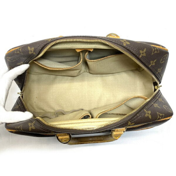 ec16136 9 Louis Vuitton Handbag Deauville Monogram Canvas Brown