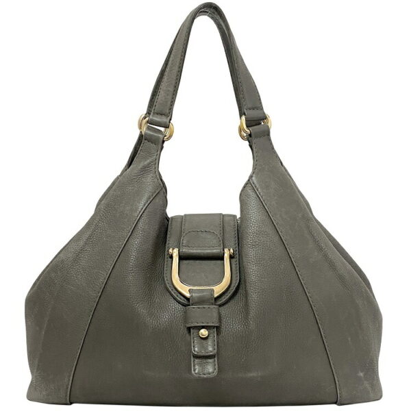 ec16197 1 Gucci Abbey Tote Bag Leather Gray