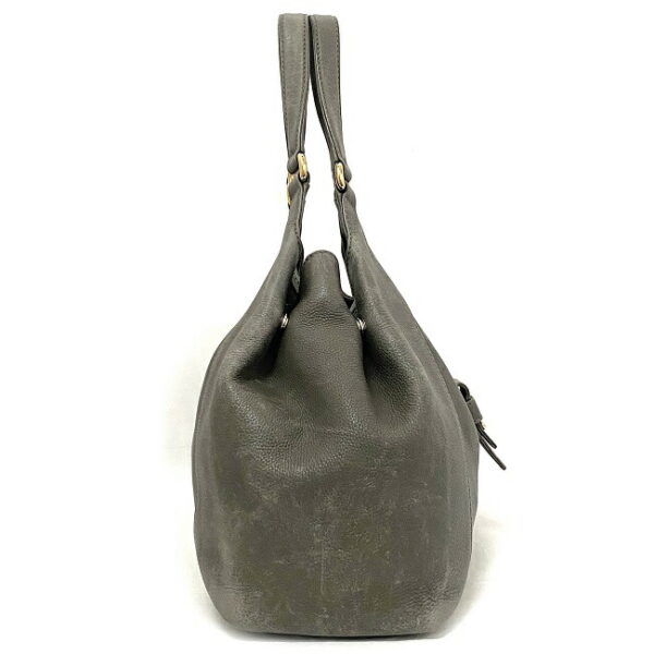 ec16197 2 Gucci Abbey Tote Bag Leather Gray