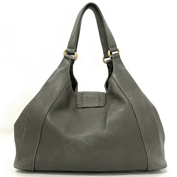 ec16197 3 Gucci Abbey Tote Bag Leather Gray