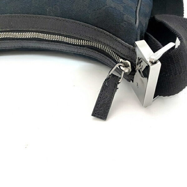 ec16356 8 Gucci Shoulder Bag Canvas Leather Black