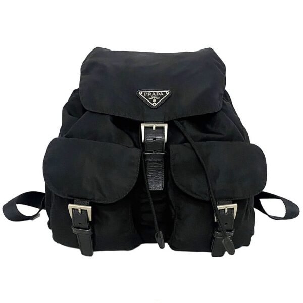 ec16759 1 Prada Backpack Nylon Leather Black